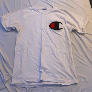 Champion Big C Embroidered Tshirt - L
